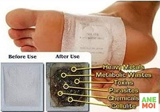 Detox Foot Patches Pads for Body Stress Relief (Set of 10) (Buy 1 Get 1 Free)