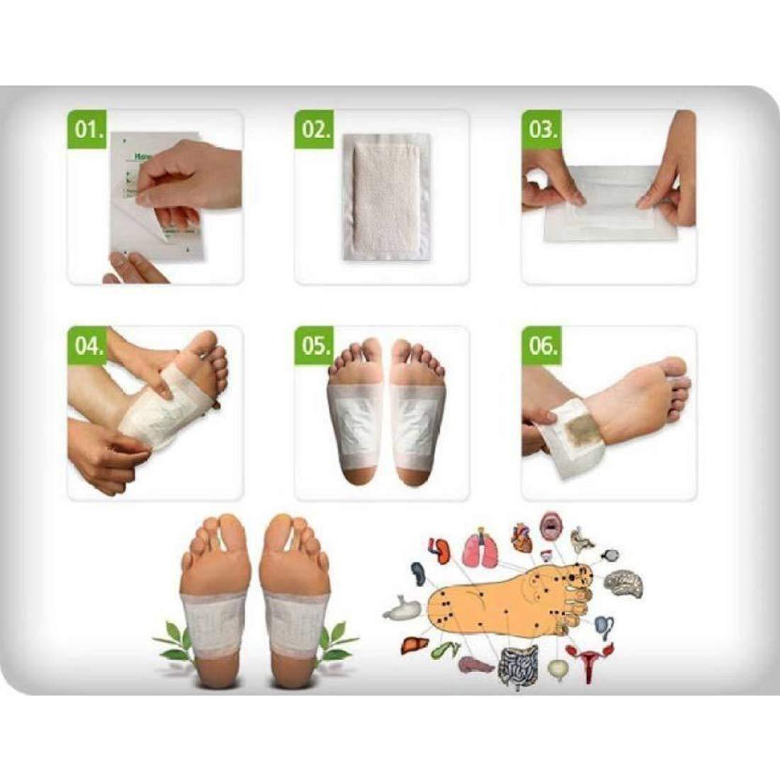 Detox Foot Patches Pads for Body Stress Relief (Set of 10) (Buy 1 Get 1 Free)