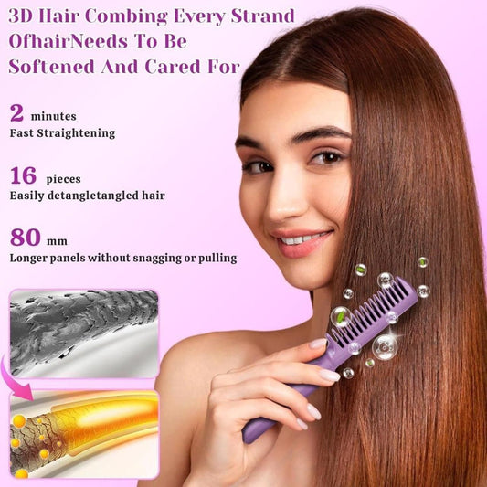Meneflix Portable Mini Hot Comb Hair Straightener