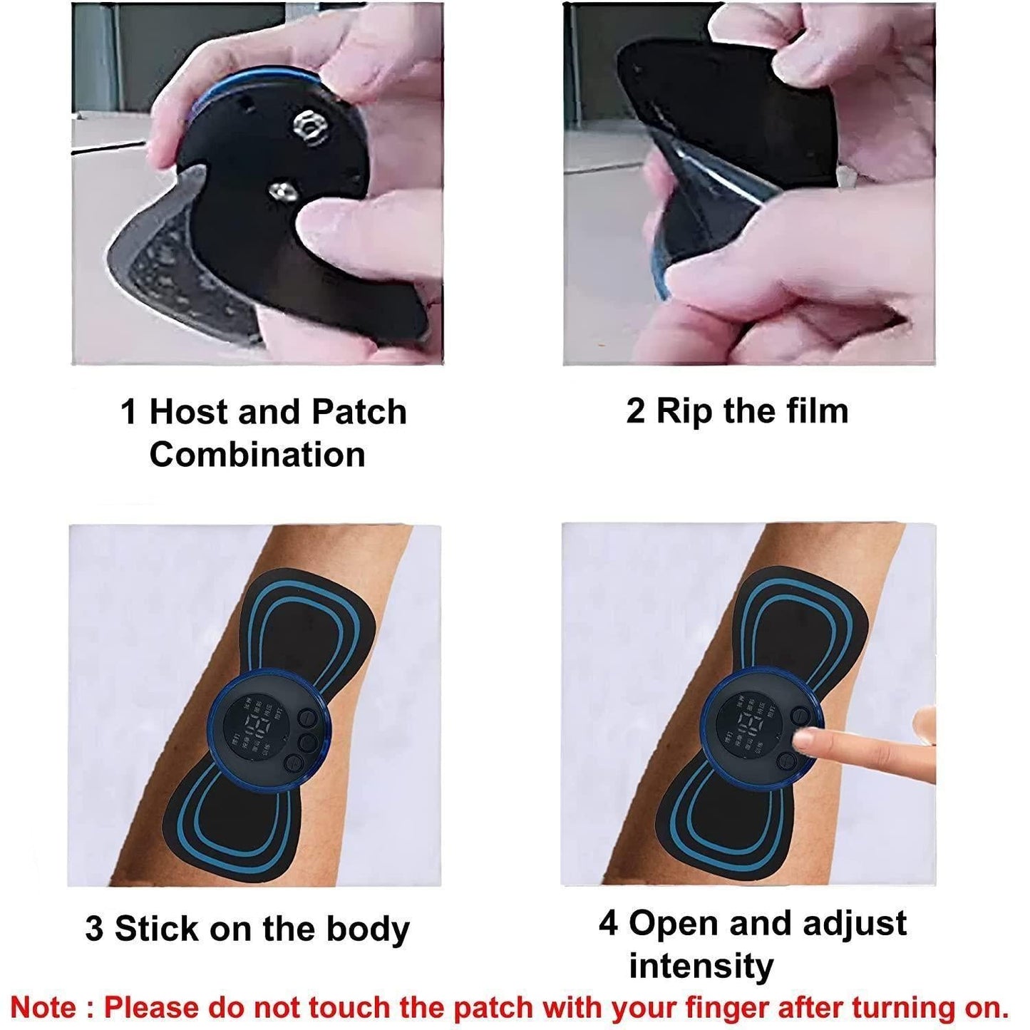 Mini Rechargeable Electric Massager for Shoulder,Arms,Legs,Back Pain for Men and Women