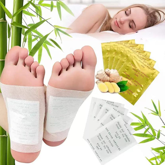 Detox Foot Patches Pads for Body Stress Relief (Set of 10) (Buy 1 Get 1 Free)