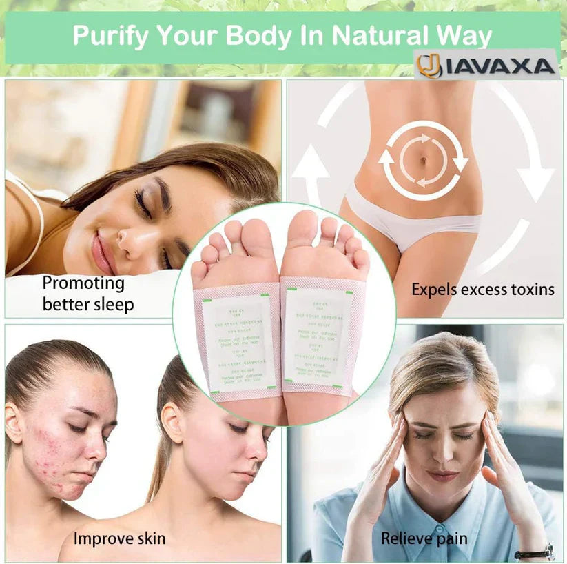 Detox Foot Patches Pads for Body Stress Relief (Set of 10) (Buy 1 Get 1 Free)