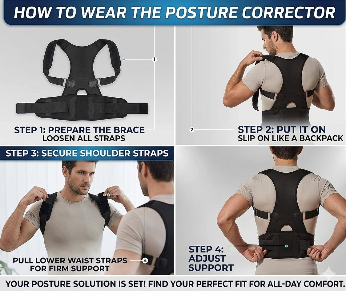 Posture Corrector Belt Unisex - 50% OFF