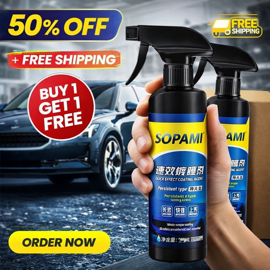 Sopami Car Coating Spray 50ml (Buy 1 Get 1 Free)