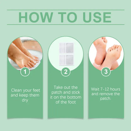 Detox Foot Patches Pads for Body Stress Relief (Set of 10) (Buy 1 Get 1 Free)